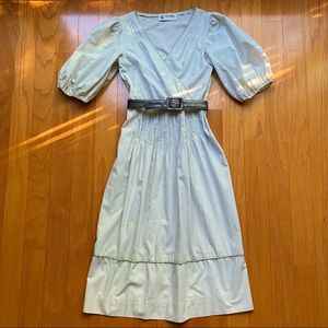 Vintage Albert Nipon classic tucked detail dress